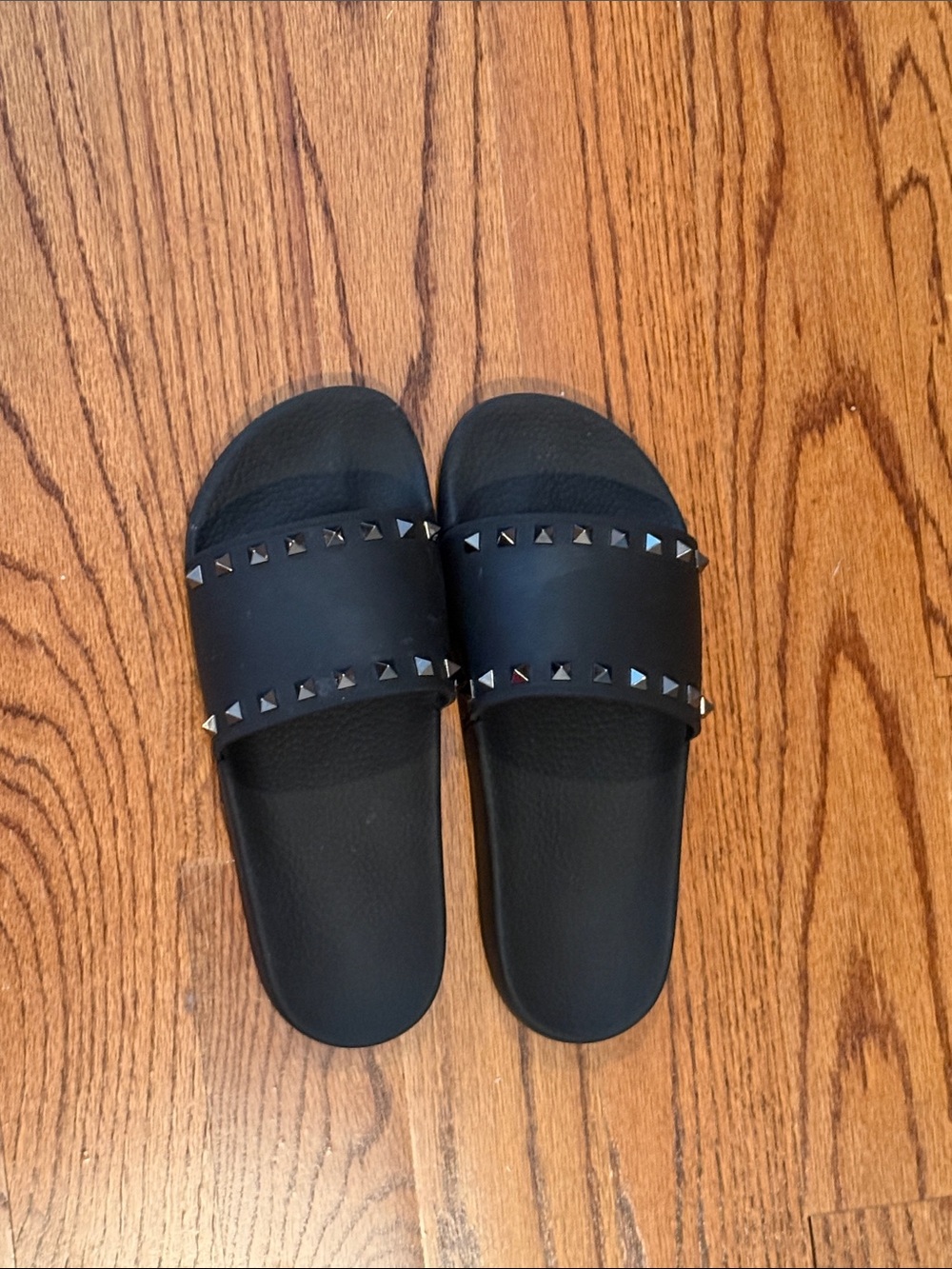 Valentino Garavani Rockstud rubber slider sandals
